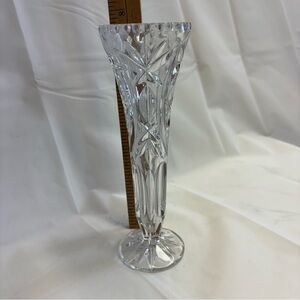 Vintage Elegant Crystal Cut Glass Vase